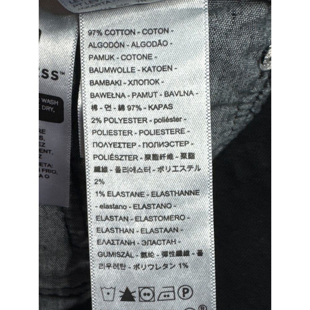 Levi's Women's Wedgie Straight Leg Black Jeans - Size 20W (40x25.5) - Picture 6 of 8